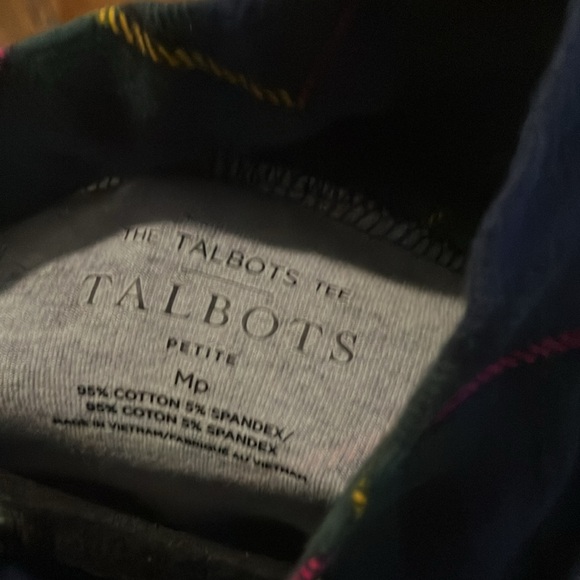 Talbots Plaid / Tartan Turtleneck Sz MP - Picture 4 of 4